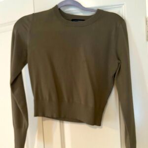 Intermix cropped thin sweater